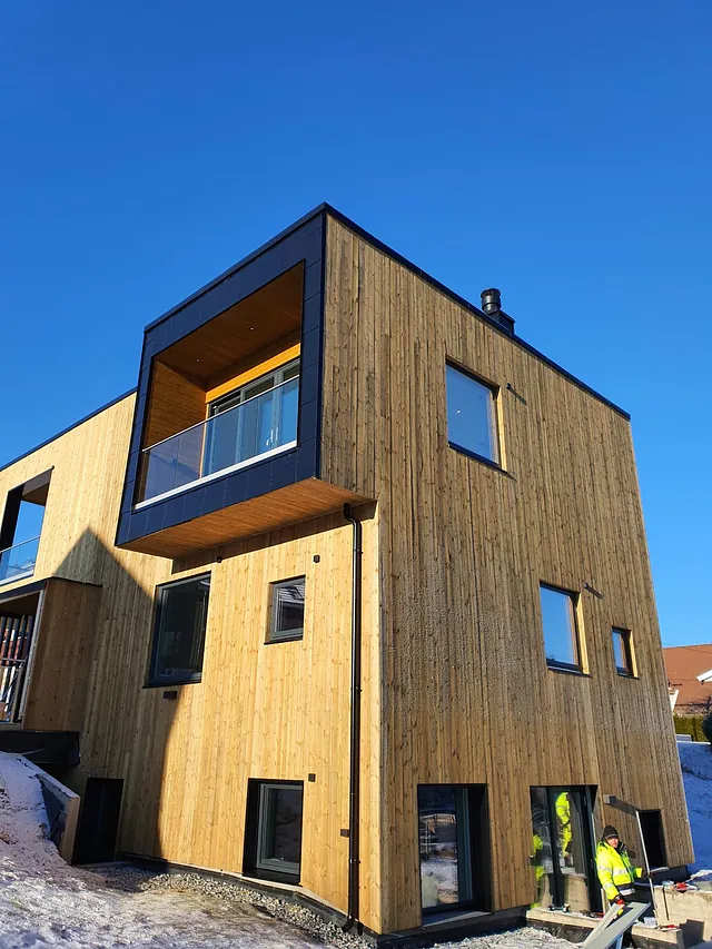 Prosjektbilde, nybygg Peter Aas vei 24b