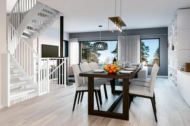 Prosjektbilde, nybygg Kaptein Oppegaards vei