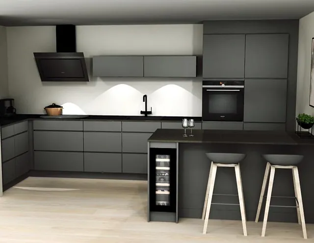 Prosjektbilde, nybygg Trosterudstien