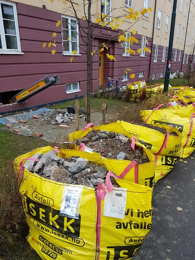 Prosjektbilde, kjellerutbygging Wessels gate