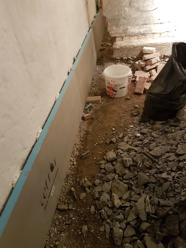 Prosjektbilde, kjellerutbygging Wessels gate