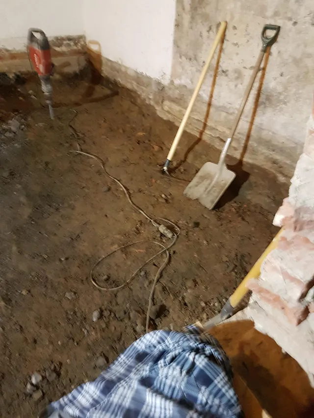 Prosjektbilde, kjellerutbygging Wessels gate