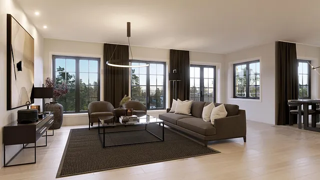 Prosjektbilde, nybygg Trosterudstien