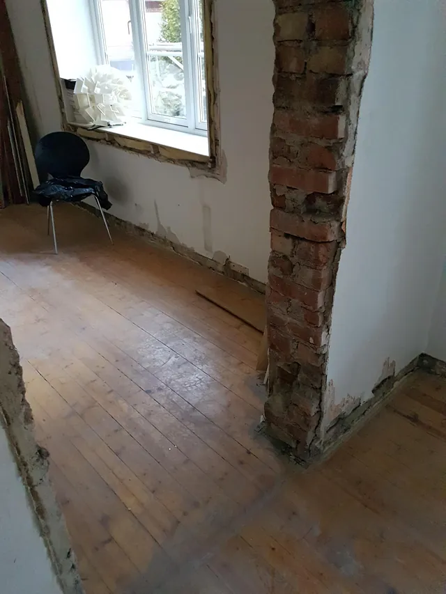 Prosjektbilde, kjellerutbygging Wessels gate