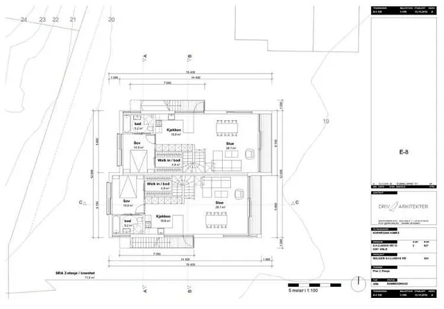 Prosjektbilde, nybygg S H Lundhs vei
