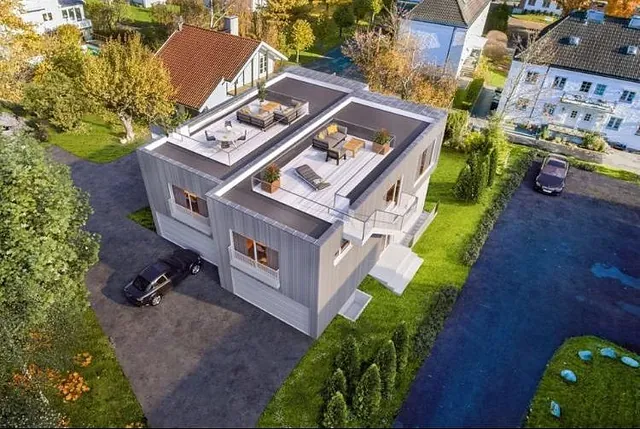 Prosjektbilde, nybygg S H Lundhs vei