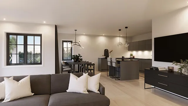 Prosjektbilde, nybygg Trosterudstien