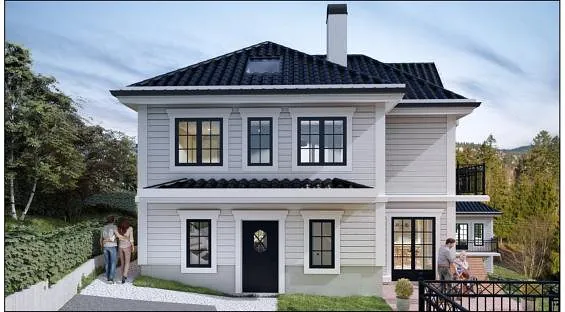 Prosjektbilde, nybygg Øvre Smestad vei