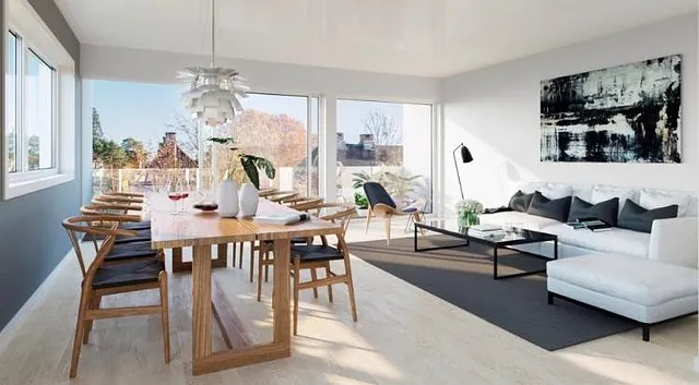 Prosjektbilde, nybygg S H Lundhs vei