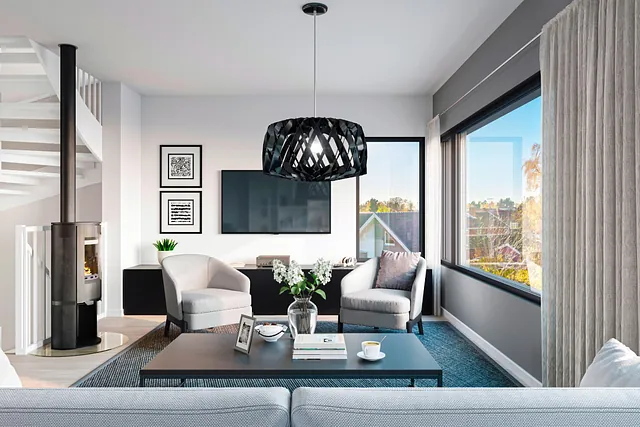 Prosjektbilde, nybygg Kaptein Oppegaards vei