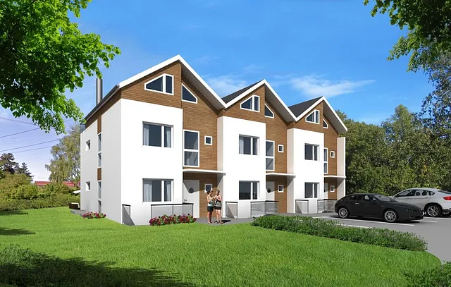 Prosjektbilde - nytt hus Radarveien