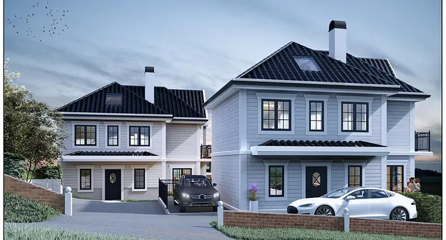 Prosjektbilde, nybygg Øvre Smestad vei