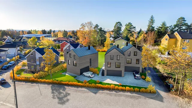 Prosjektbilde, nybygg Kaptein Oppegaards vei